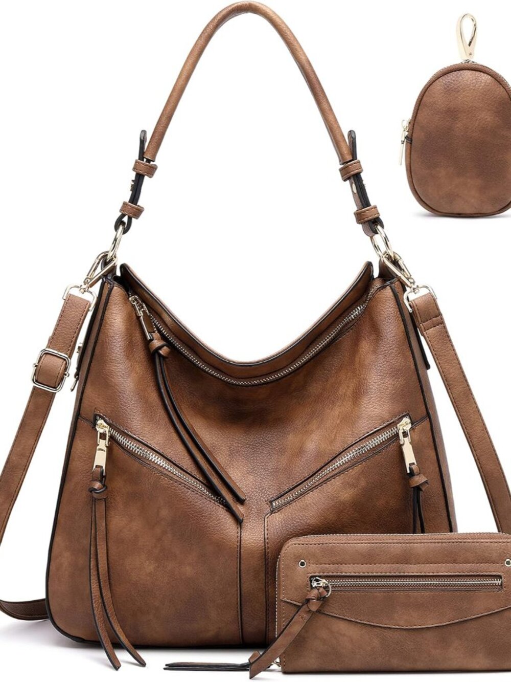 Hobo Bags for Women Handbags Purse Ladies Boho Shoulder Bag Crossbody Purses Fau